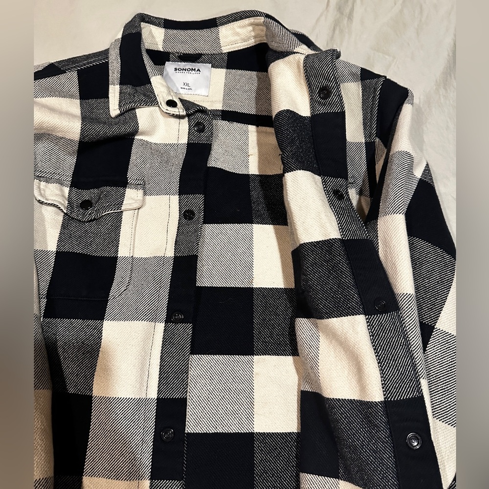 Blue plaid jacket